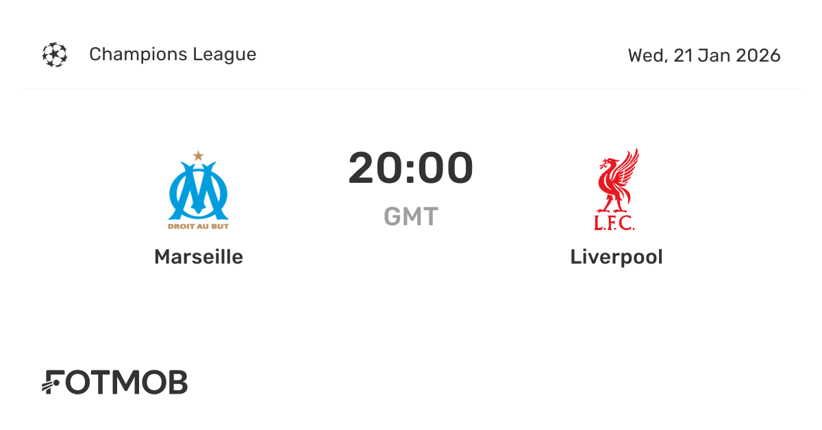 مارسيليا ضد ليفربول: مواجهة منتظرة في دوري الأبطال