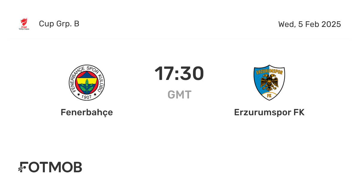 فوز فنربخشة الكبير على إrzurumspor في الدوري التركي