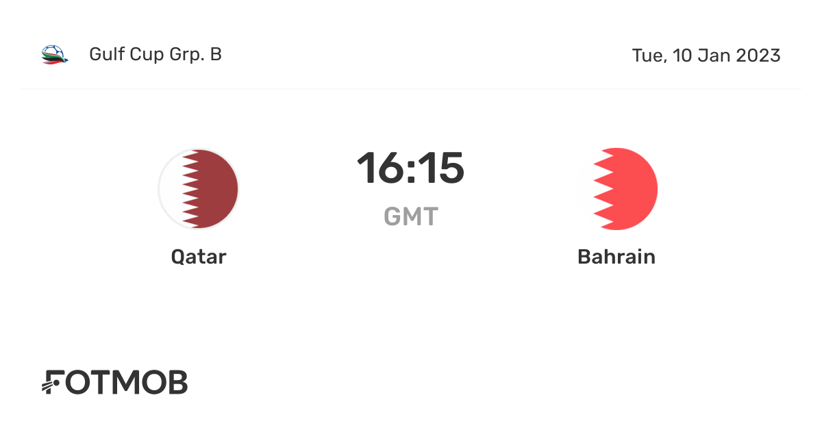 تاريخ مواجهات قطر ضد البحرين في كرة القدم
