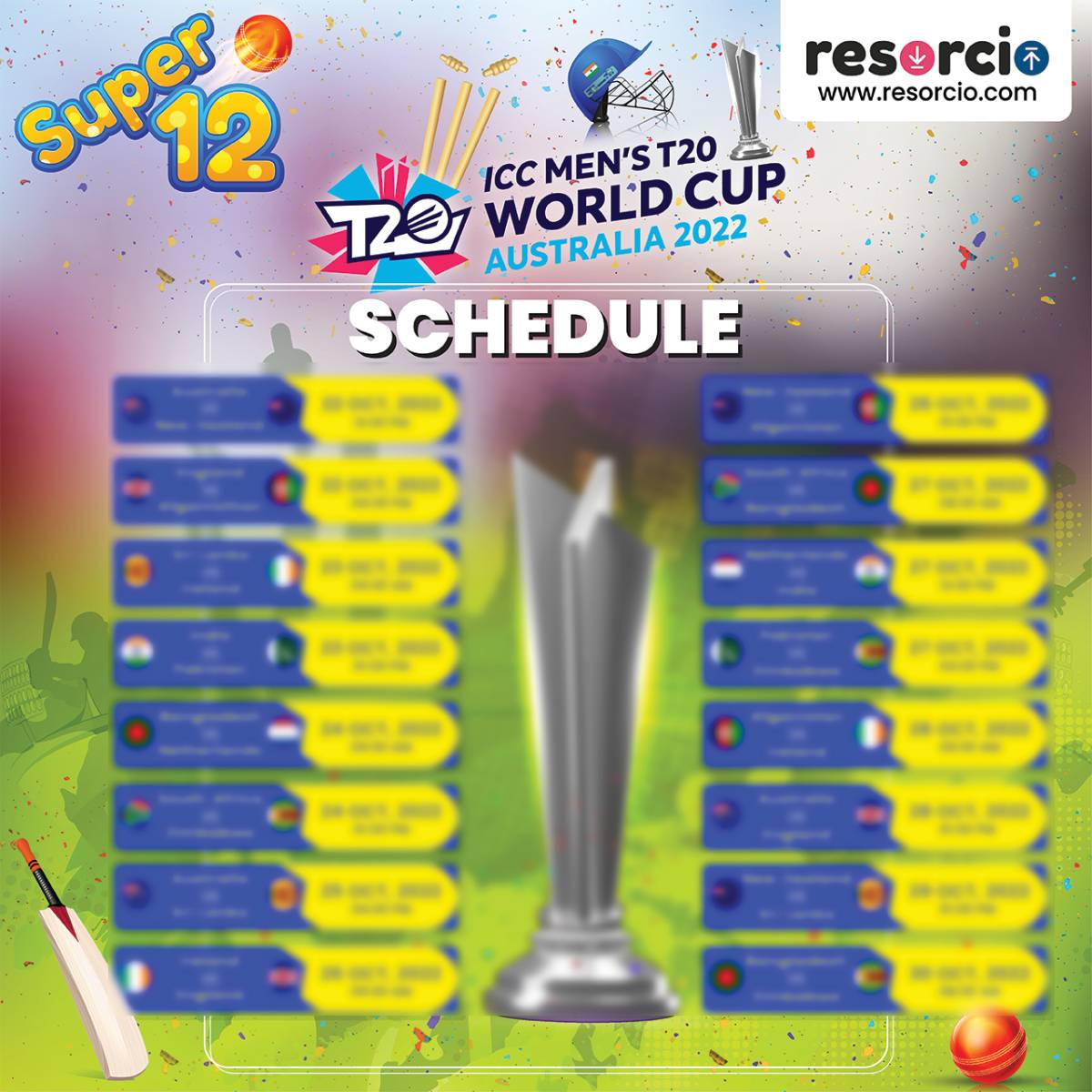 جدول كأس العالم T20 2023: كل ما تحتاج معرفته