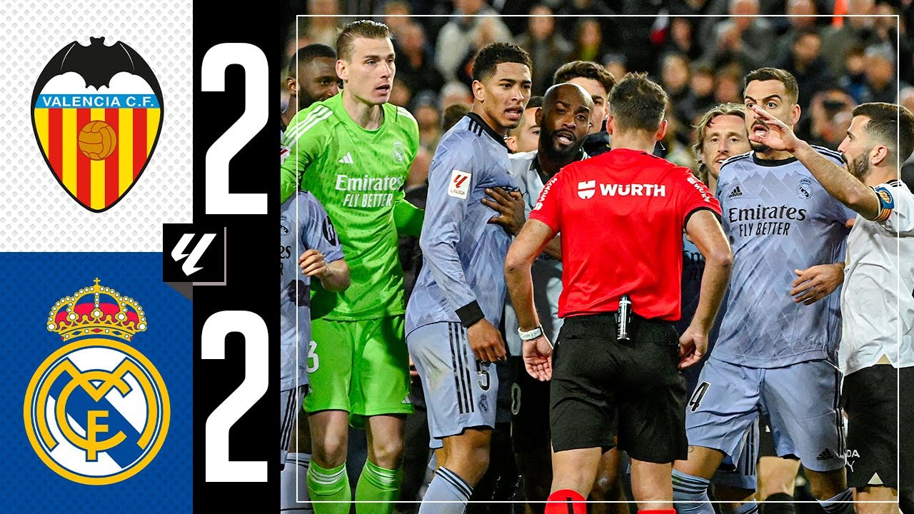 مباراة فالنسيا ضد مدريد: تفاصيل ونتائج هامة