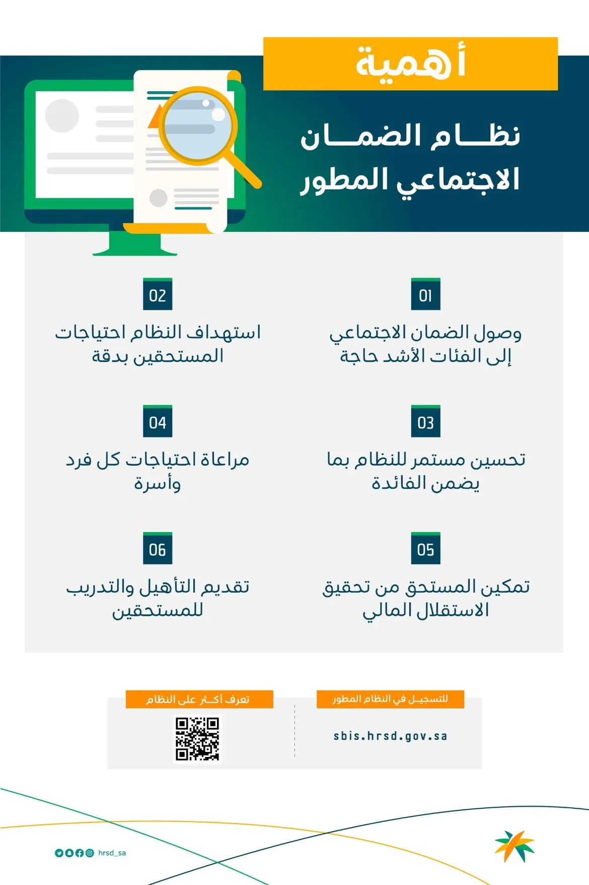 الضمان الاجتماعي المطور — SA news